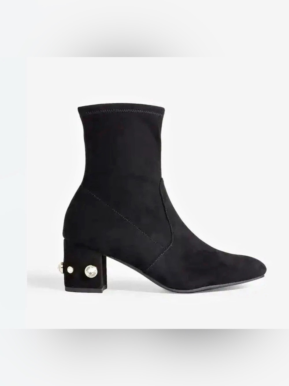 Stuart Weitzman Allshine 60
Crystal-Embellished Suede Boot Sz 4.5